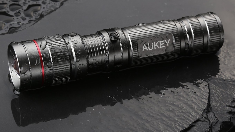 2-Pack Aukey LED Mini Flashlights, $8 with code AUKSET05